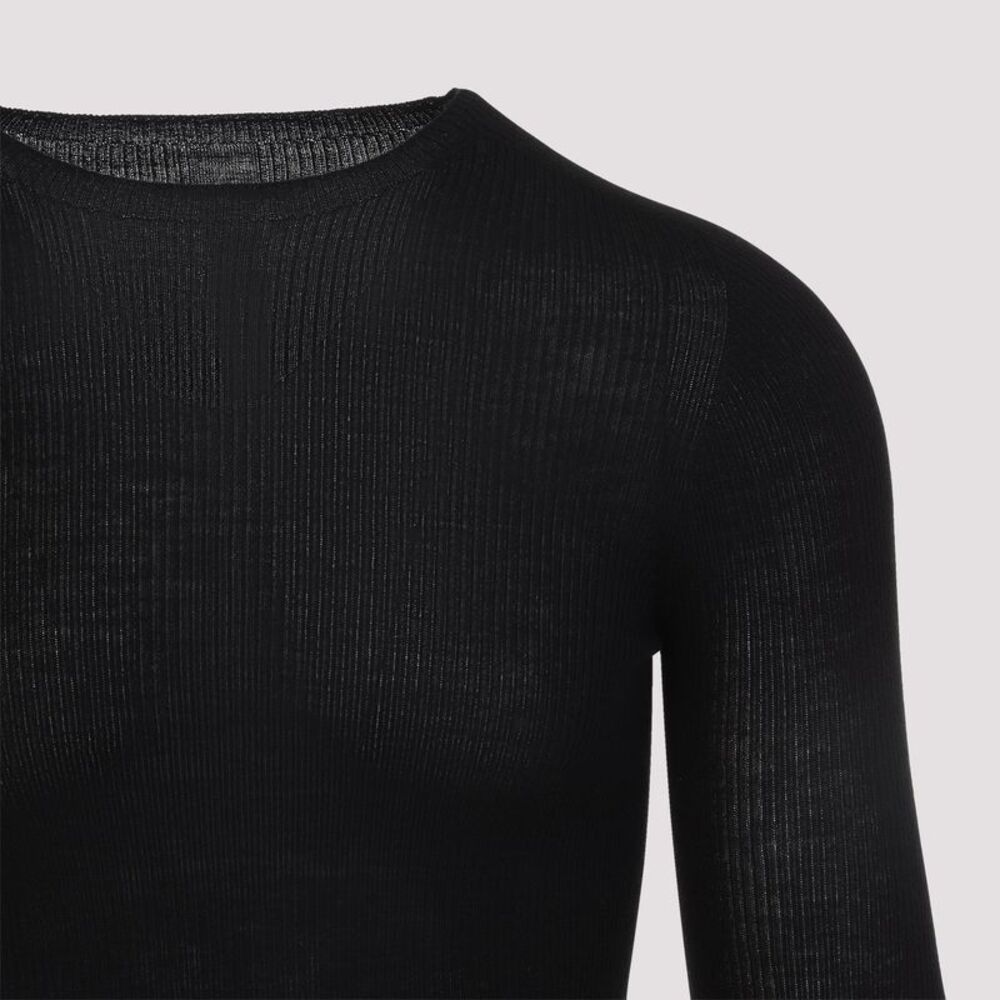Rick Owens Ribbed Round Neck Pullover Men - Picture 4 of 4
